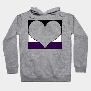 Ace Pride Heart Block Hoodie